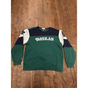 Mitchell and Ness Dallas Mavericks Overtime Fleece Sweatshirt NBA Size XL